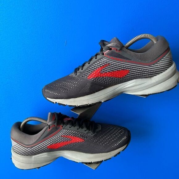 Brooks Mens Launch 5 1102781D014 Gray Running Shoes Sneakers Size 8 - Picture 2 of 6